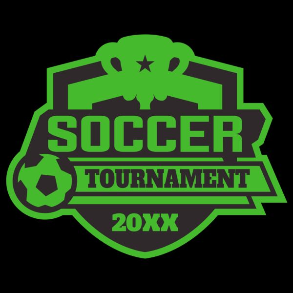 Soccer Tournament logo template 02 Thumbnail
