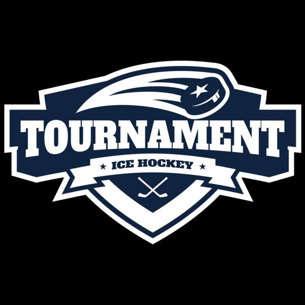 Tournament Ice Hockey logo template 02 Thumbnail